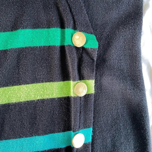 Vintage 80s Chic Black Knit Sweater Dress - Picture 7 of 7